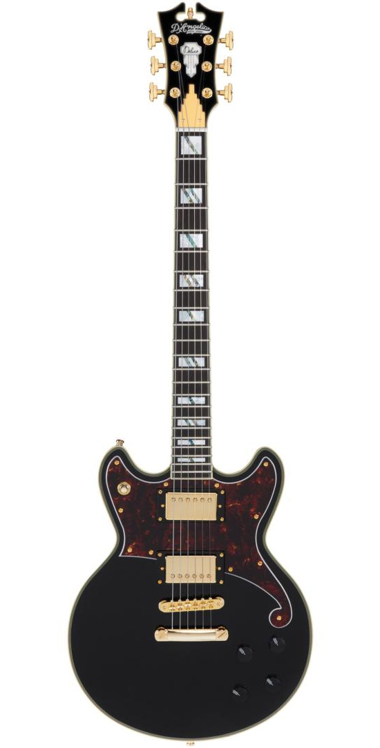 D’Angelico Deluxe Brighton Solid Black - gitara elektryczna