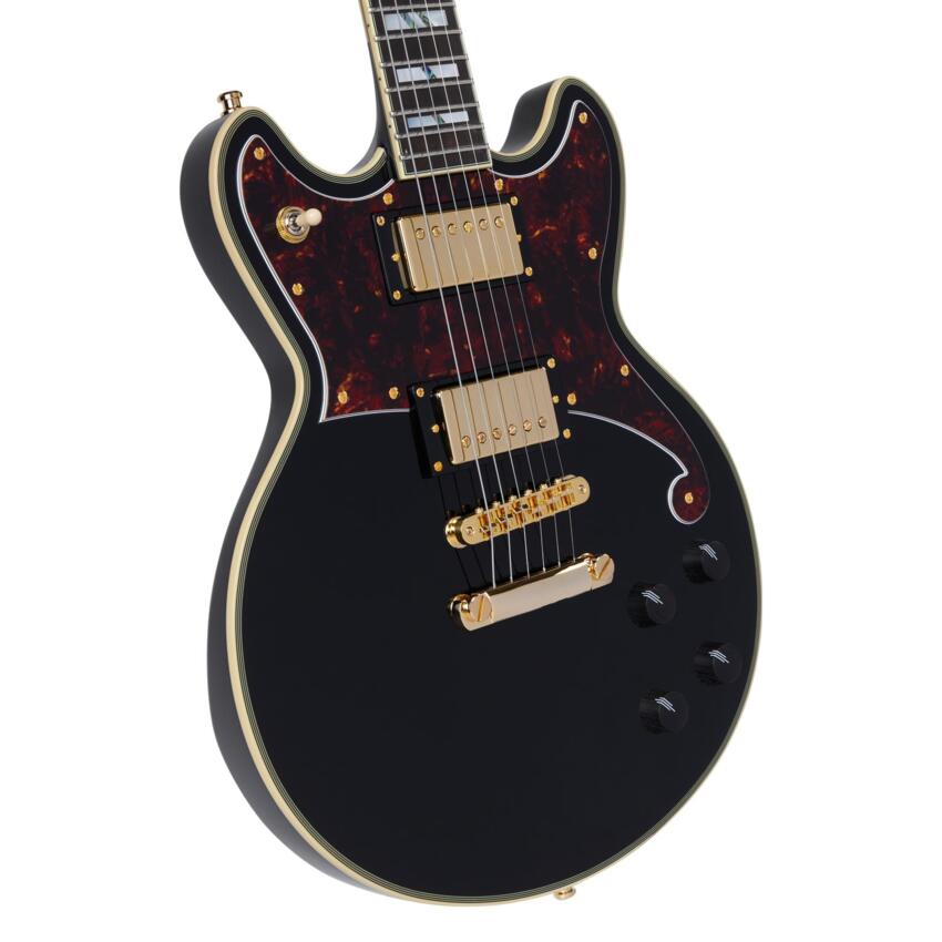 D’Angelico Deluxe Brighton Solid Black - gitara elektryczna2 D’Angelico Deluxe Brighton Solid Black - gitara elektryczna2