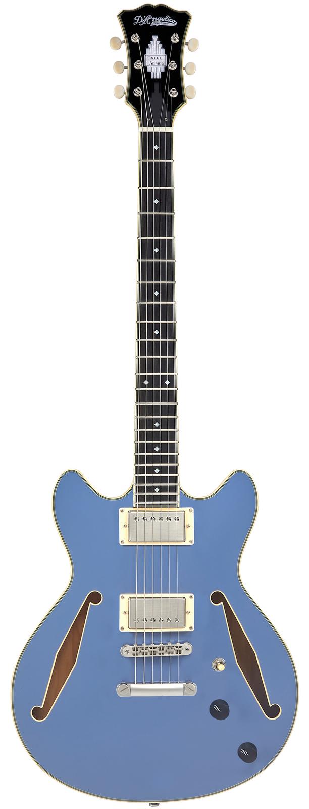 D'Angelico Excel Mini DC Tour Slate Blue - gitara elektryczna D'Angelico Excel Mini DC Tour Slate Blue - gitara elektryczna