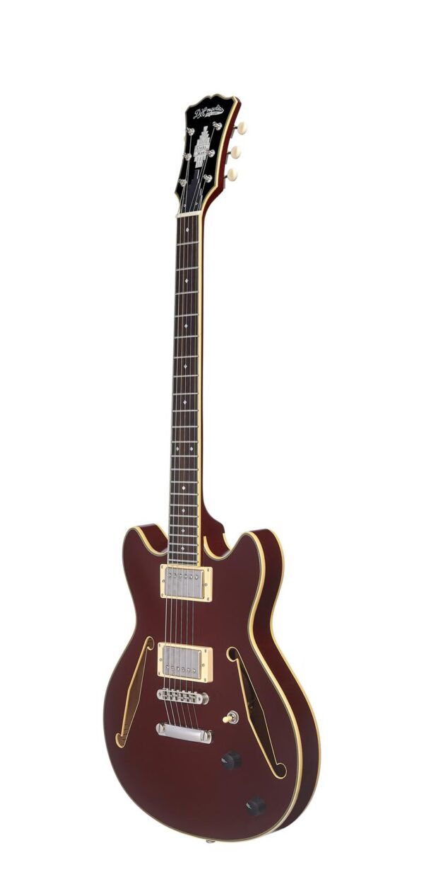 D'Angelico Excel Mini DC Tour Wine gitara elektryczna0