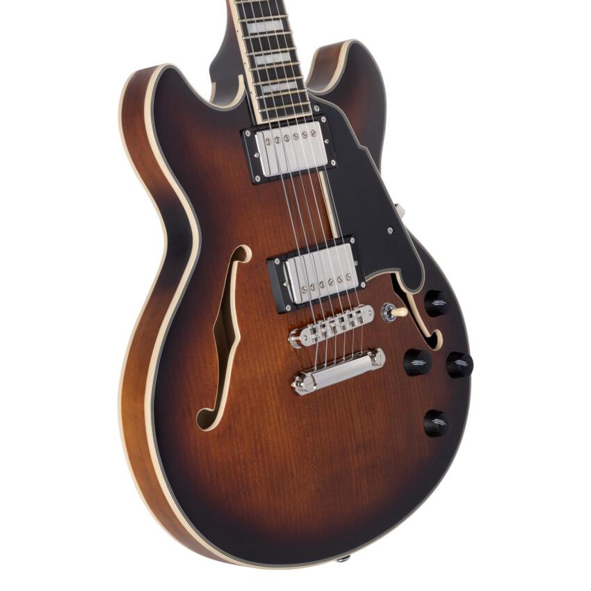 D'Angelico Premier Mini DC Brown Burst gitara elektryczna1 D'Angelico Premier Mini DC Brown Burst gitara elektryczna1