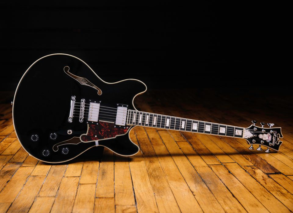 D'angelico Premier DC Black Flake V2 gitara elektryczna4 D'angelico Premier DC Black Flake V2 gitara elektryczna4