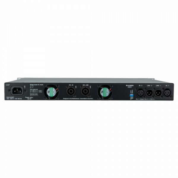 DAP SI-2.1200 - Wzmacniacz instalacyjny 2x 1200 W0