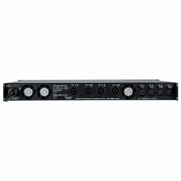 DAP TA-4.1100 - Wzmacniacz 4x 1100 W z procesorem DSP0