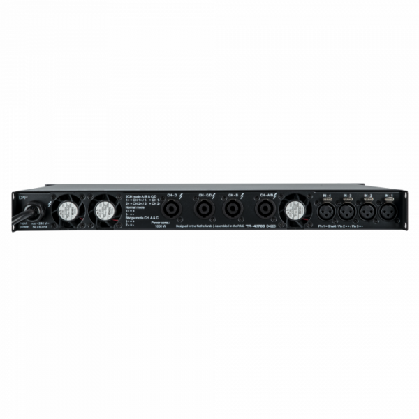 DAP TA-4.1700 - Wzmacniacz 4x 1700 W z procesorem DSP0