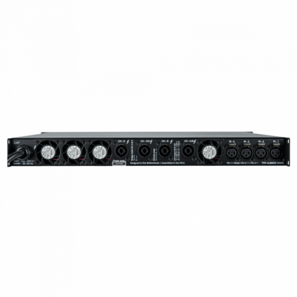 DAP TA-4.2600 - Wzmacniacz 4x 2600 W z procesorem DSP0