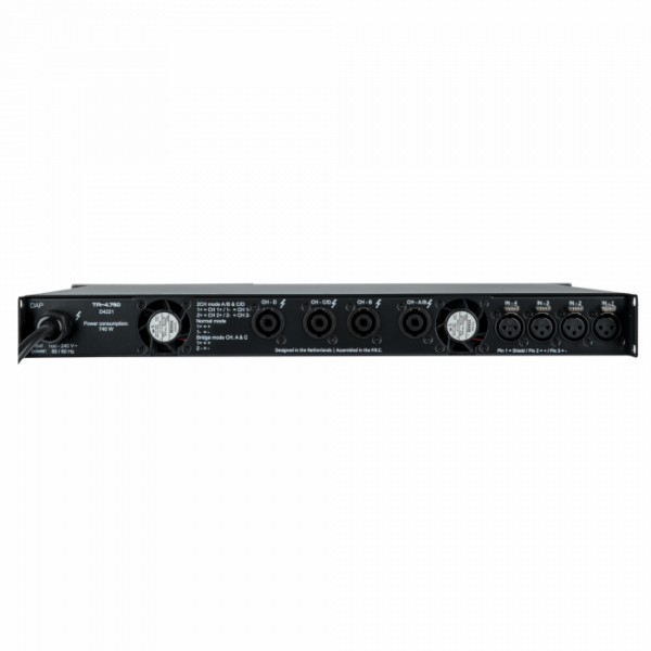DAP TA-4.750 - Wzmacniacz 4x 750 W z procesorem DSP0