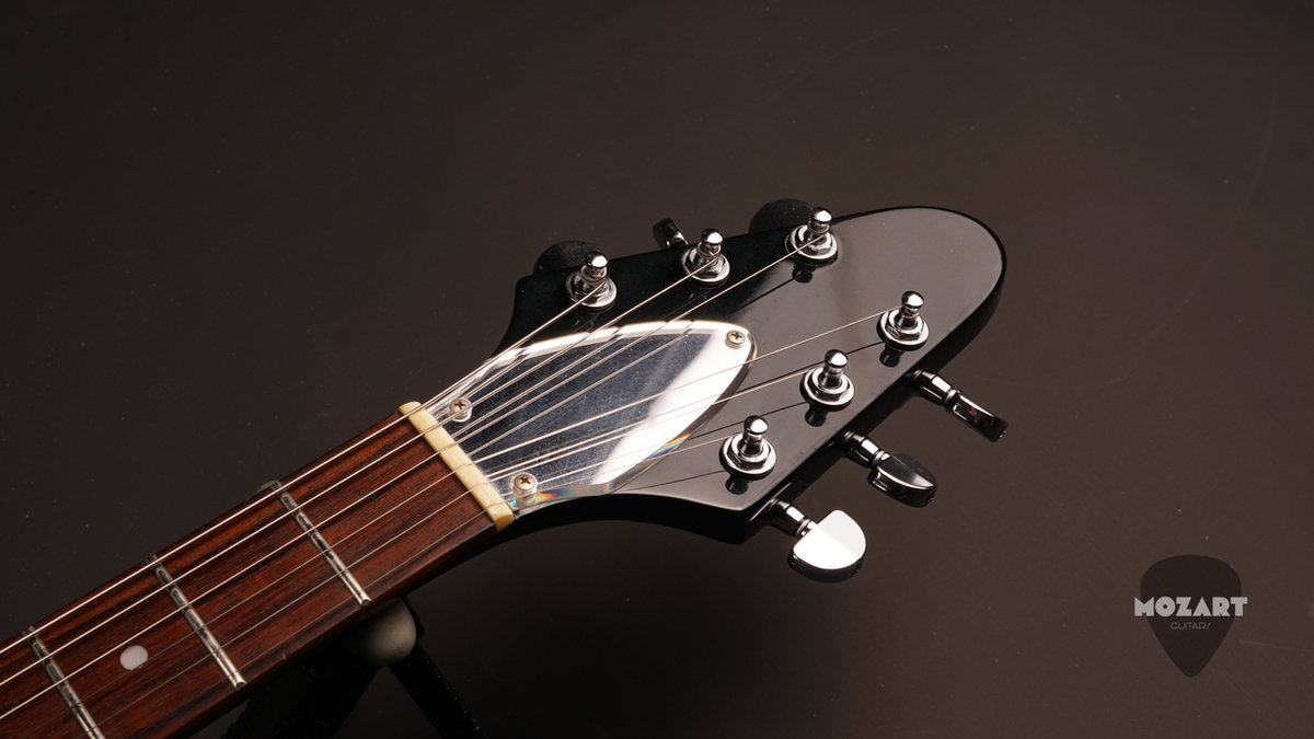 Edwards E-FV-120D Black 2013 MIJ – Mirror Pickguard – DiMarzio DP104 FCR3 Edwards E-FV-120D Black 2013 MIJ – Mirror Pickguard – DiMarzio DP104 FCR3