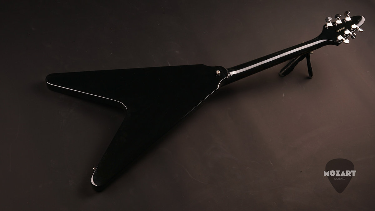 Edwards E-FV-120D Black 2013 MIJ – Mirror Pickguard – DiMarzio DP104 FCR8 Edwards E-FV-120D Black 2013 MIJ – Mirror Pickguard – DiMarzio DP104 FCR8