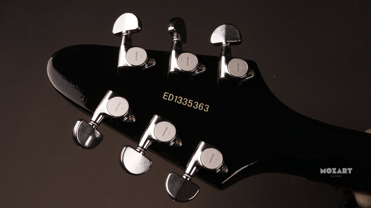 Edwards E-FV-120D Black 2013 MIJ – Mirror Pickguard – DiMarzio DP104 FCR6 Edwards E-FV-120D Black 2013 MIJ – Mirror Pickguard – DiMarzio DP104 FCR6
