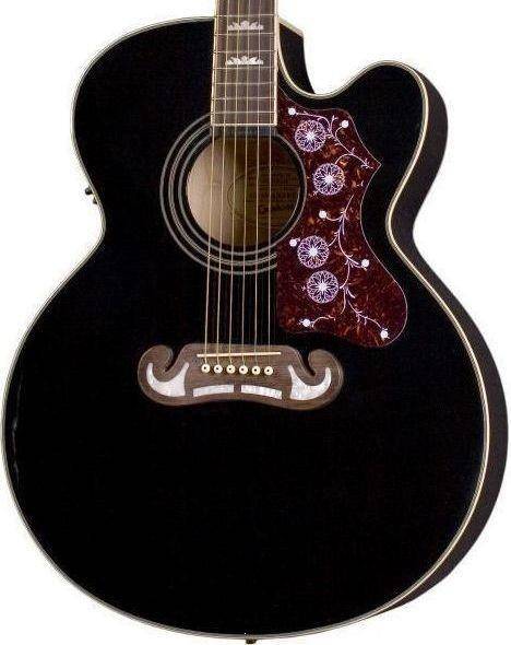 Epiphone J-200EC Studio Solid Top Fishman Sonitone BK Black gitara elektro-akustyczna1 Epiphone J-200EC Studio Solid Top Fishman Sonitone BK Black gitara elektro-akustyczna1