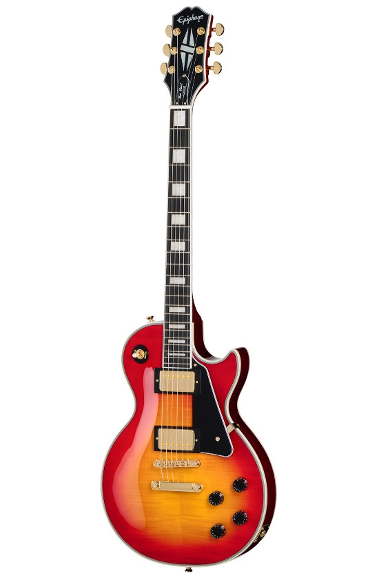 Epiphone Les Paul Custom Figured Heritage Cherry Sunburst RW