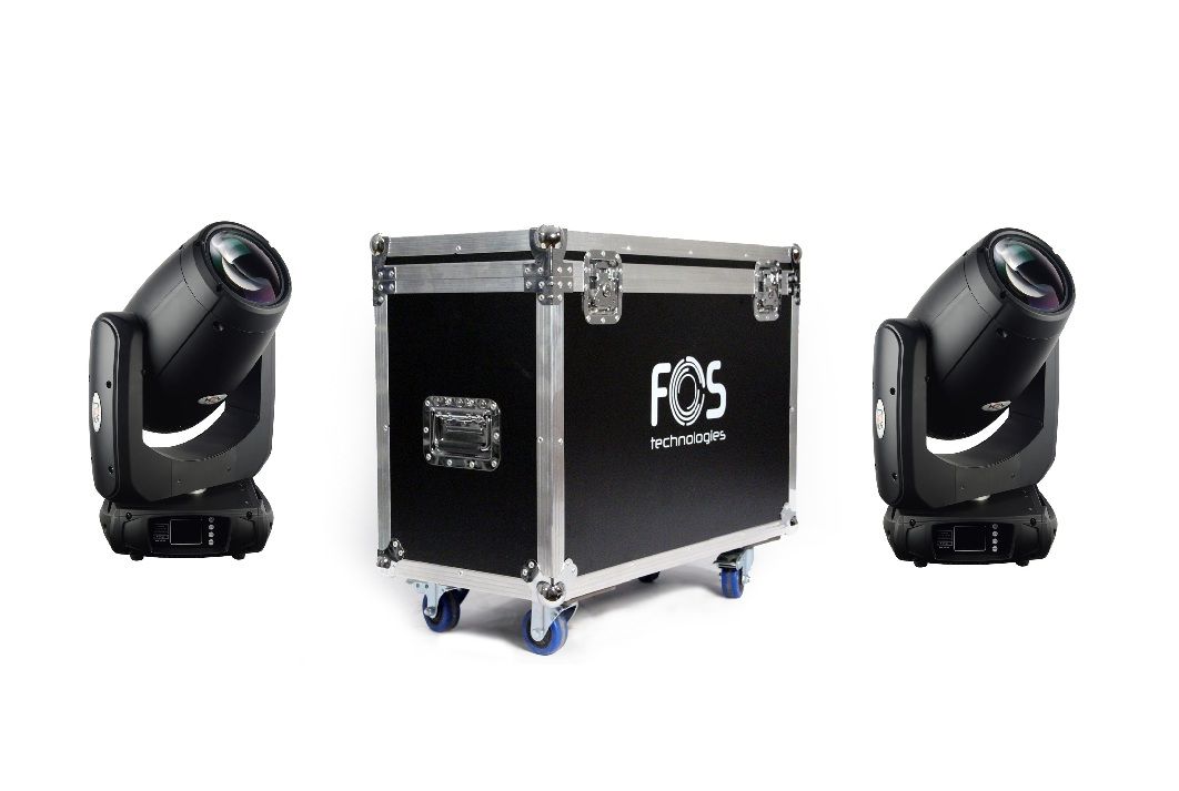 FOS 2x Triton - zestaw 2 głowic ruchomych + case FOS 2x Triton - zestaw 2 głowic ruchomych + case