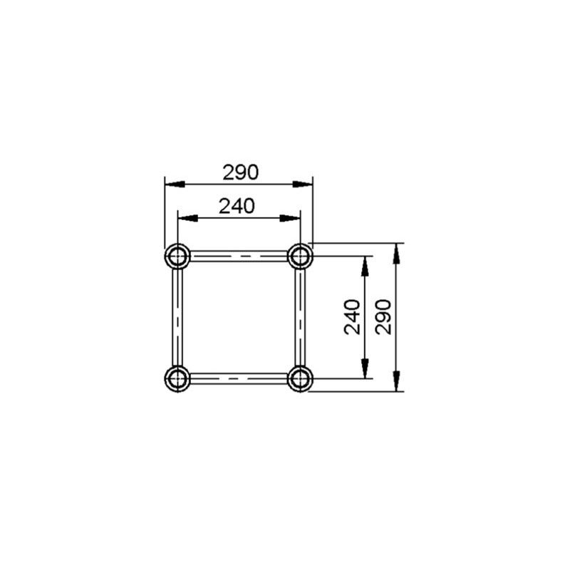 FOS FT34-300 Black - Kratownica Aluminiowa1 FOS FT34-300 Black - Kratownica Aluminiowa1