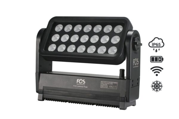 FOS Polar - naświetlacz LED WASH IP65 z akumulatorem i DMX