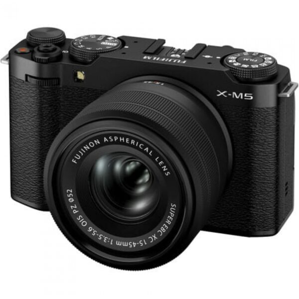 FujiFilm X-M5 + XC 15-45mm F3.5-5.6 OIS PZ czarny