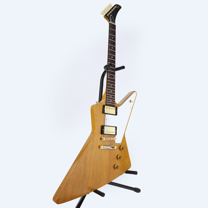 Gibson 1958 Korina Explorer White Pickguard Natural gitara elektryczna0 Gibson 1958 Korina Explorer White Pickguard Natural gitara elektryczna0