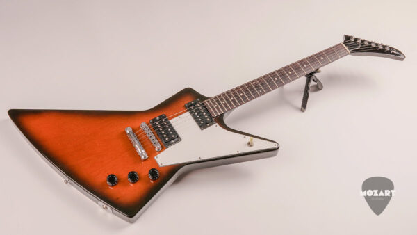 Gibson Explorer '76 Reissue 1993 Vintage Sunburst – USA, OHSC, dokumenty0