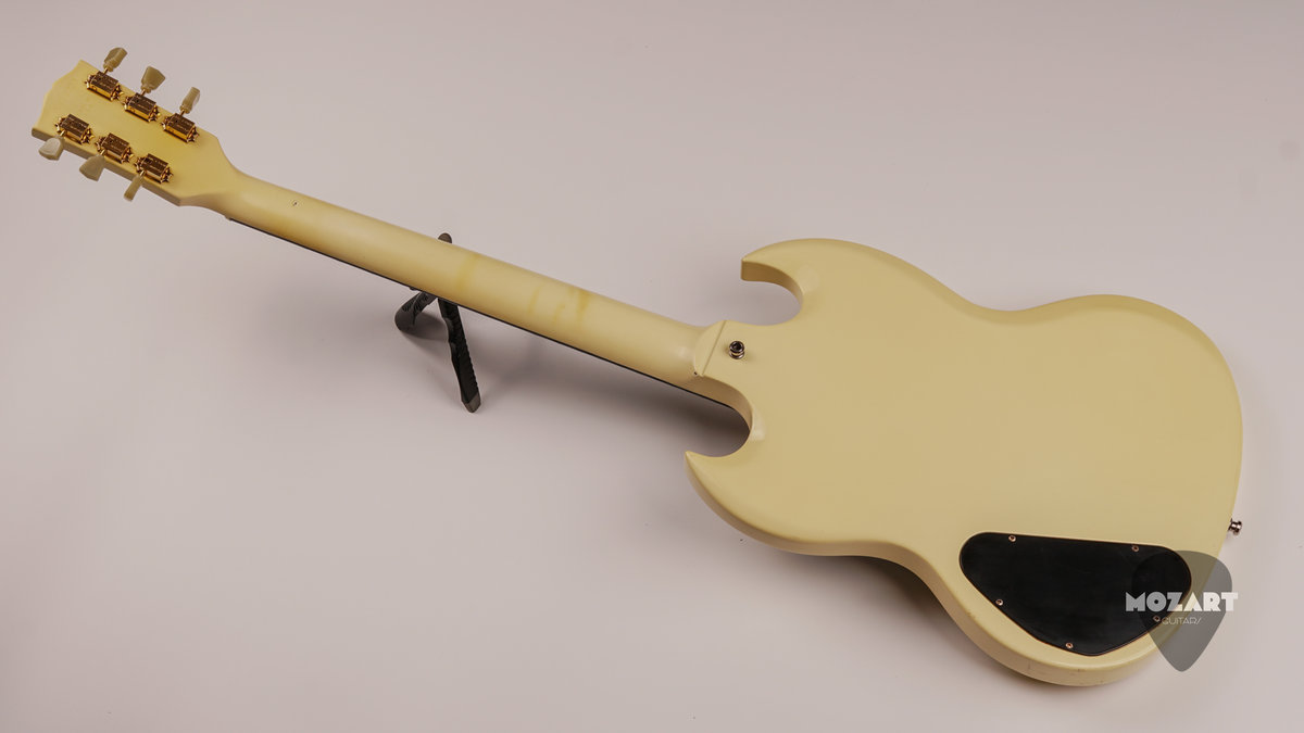 Gibson SG Special 1999 Alpine White – Hebanowa Podstrunnica, Złoty Osprzęt, Gibs5 Gibson SG Special 1999 Alpine White – Hebanowa Podstrunnica, Złoty Osprzęt, Gibs5