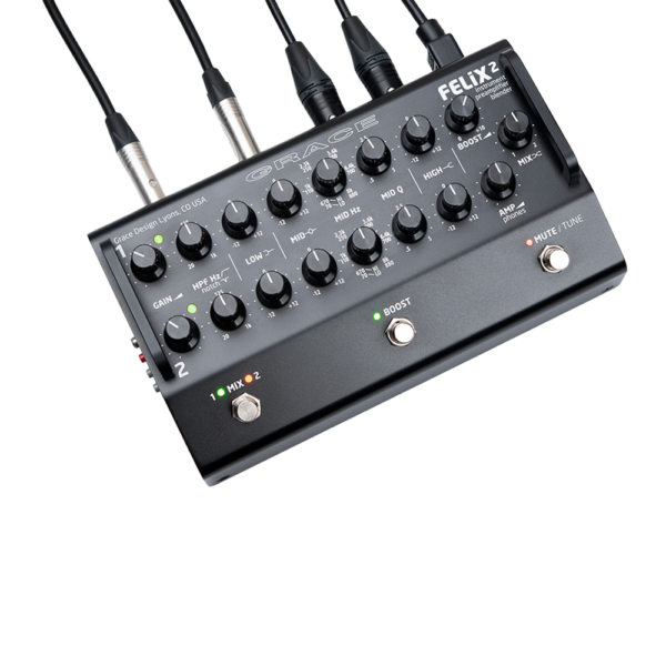 Grace Design FELIX 2 - Instrument Preamp / EQ/ DI, black