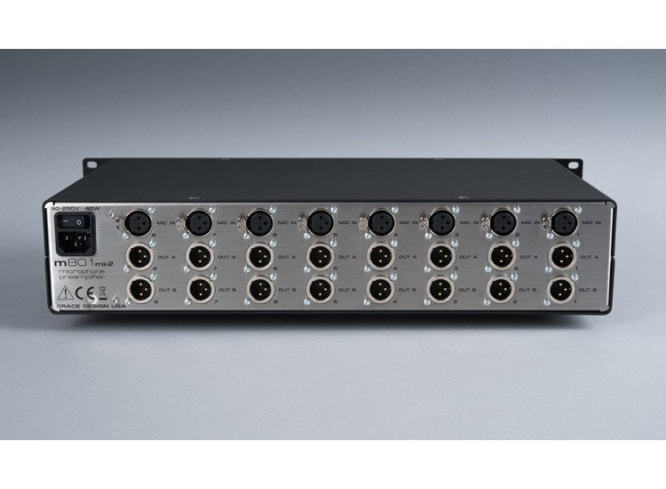 Grace Design m801 Mk2 - 8 Channel Mic Preamp1 Grace Design m801 Mk2 - 8 Channel Mic Preamp1