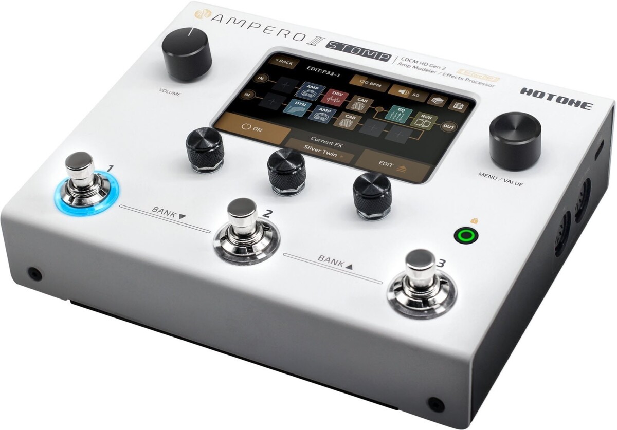 Hotone Ampero II Stomp MP300 - multiefekt gitarowy0 Hotone Ampero II Stomp MP300 - multiefekt gitarowy0