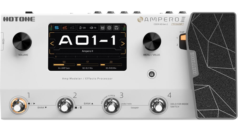 Hotone MP350 Ampero II - multiefekt gitarowy Hotone MP350 Ampero II - multiefekt gitarowy