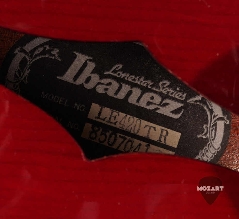 Ibanez LE420TR – Lonestar Series – MIJ – Transparent Red –19851 Ibanez LE420TR – Lonestar Series – MIJ – Transparent Red –19851