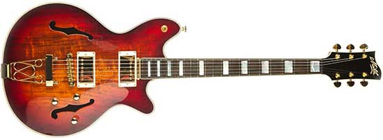 Josh Homme z gitarą Maton BB1200
