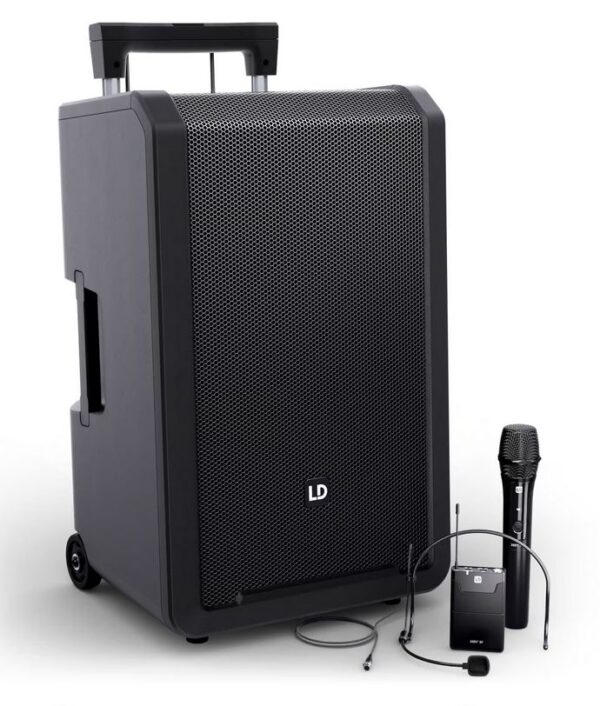 LD Systems Anny 12 HBH2 B5 - 12-calowy przenośny głośnik Bluetooth® z akumulatorami i mikserem