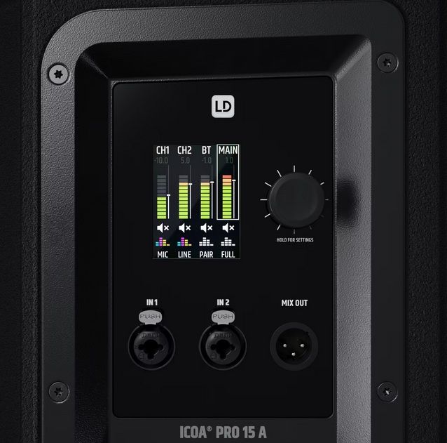 LD Systems ICOA PRO 15 A - kolumna aktywna 1500W RMS2 LD Systems ICOA PRO 15 A - kolumna aktywna 1500W RMS2