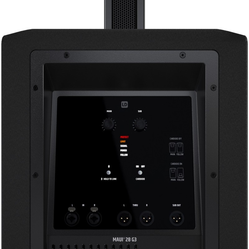 LD Systems Maui 28 G3 Bundle systemy słupkowe MAUI28 G3 + MAUI28 G3 MIX5 LD Systems Maui 28 G3 Bundle systemy słupkowe MAUI28 G3 + MAUI28 G3 MIX5