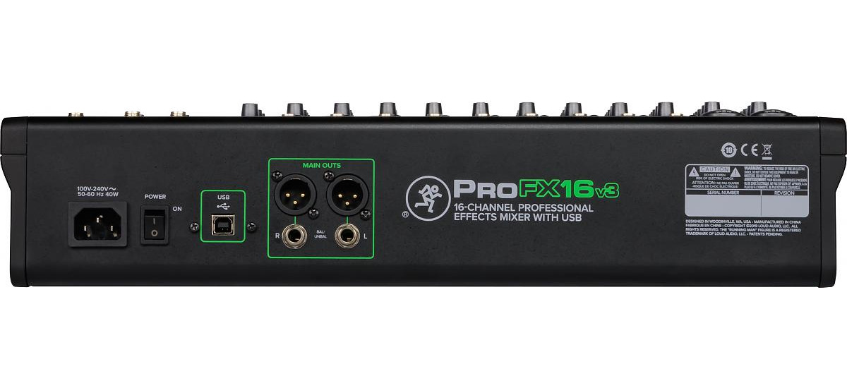 MACKIE PROFX 16 v 3 mikser analogowy3 MACKIE PROFX 16 v 3 mikser analogowy3