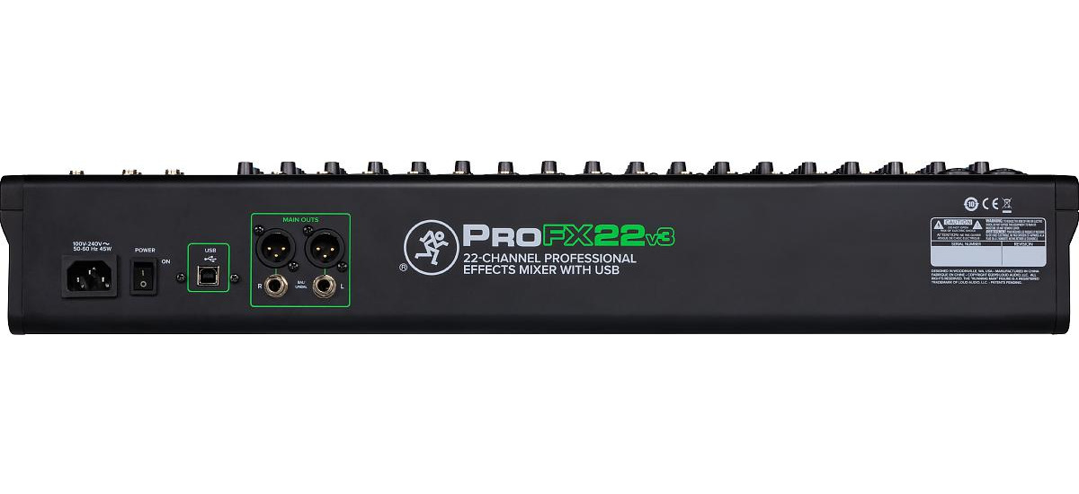 MACKIE PROFX 22 v 3 mikser analogowy3 MACKIE PROFX 22 v 3 mikser analogowy3