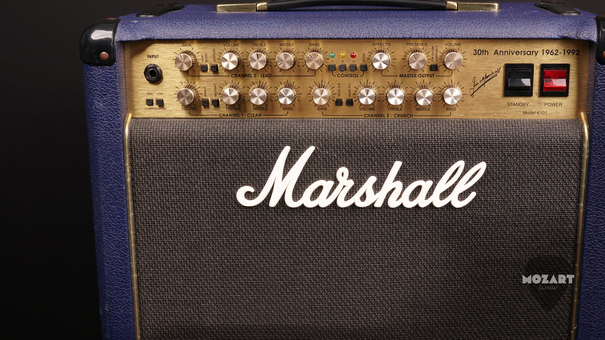 Marshall 30th Anniversary 1962–1992 – Model 6100 Combo 1x12 + 1x12 cabinet0 Marshall 30th Anniversary 1962–1992 – Model 6100 Combo 1x12 + 1x12 cabinet0