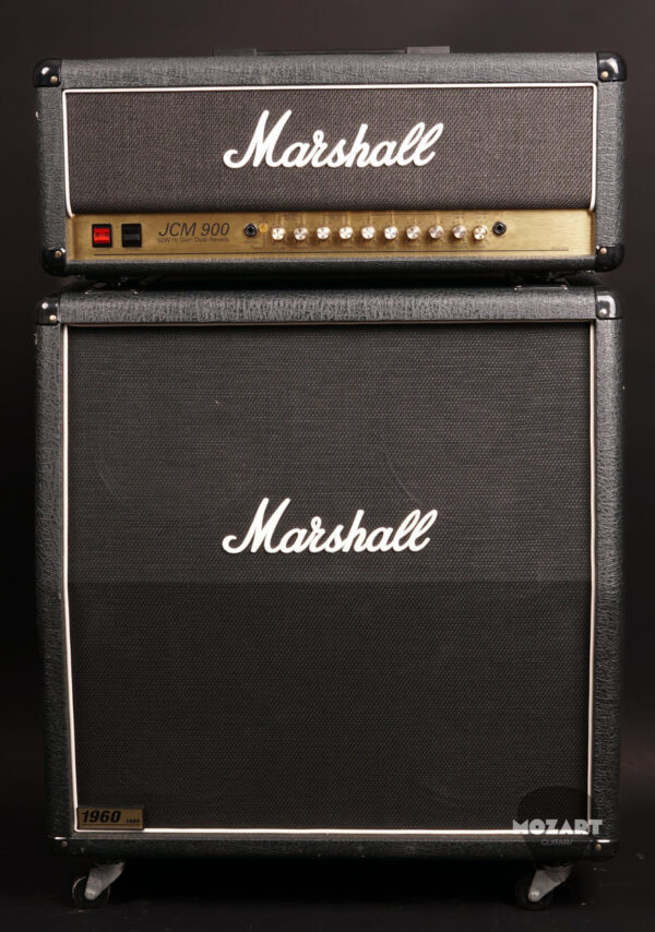 Marshall JCM 900 50W Hi Gain Dual Reverb + Marshall 1960A Lead 4x12 (G12T-75)