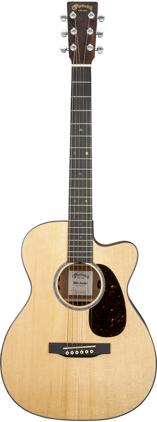 Martin 000C Jr-E StrtMstr,Satin,Sap/Sap w/SS - gitara elektroakustyczna