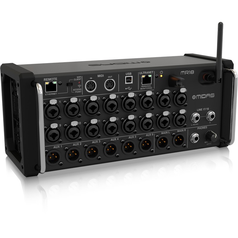 Midas MR18 - mikser cyfrowy Midas MR18 - mikser cyfrowy