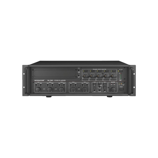 Monacor PA-1240 - wzmacniacz wielostrefowy