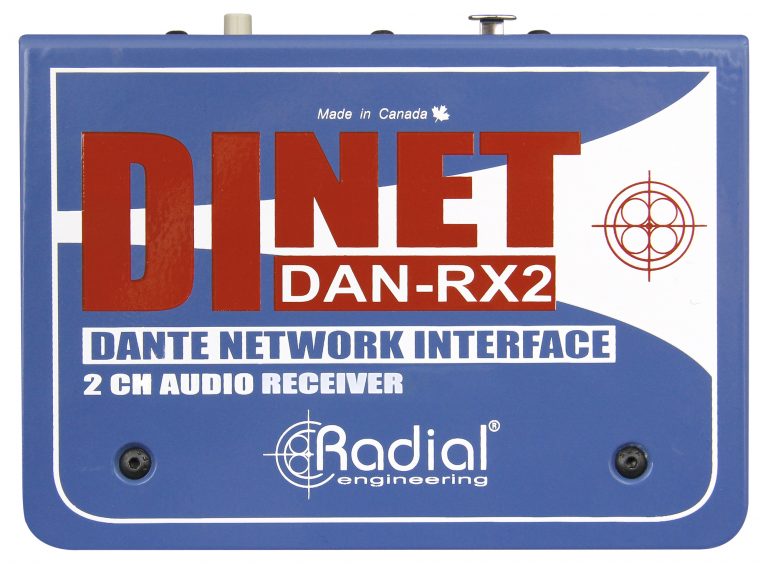 RADIAL DiNet DAN-RX2 - Cyfrowy Konwerter Dante3 RADIAL DiNet DAN-RX2 - Cyfrowy Konwerter Dante3