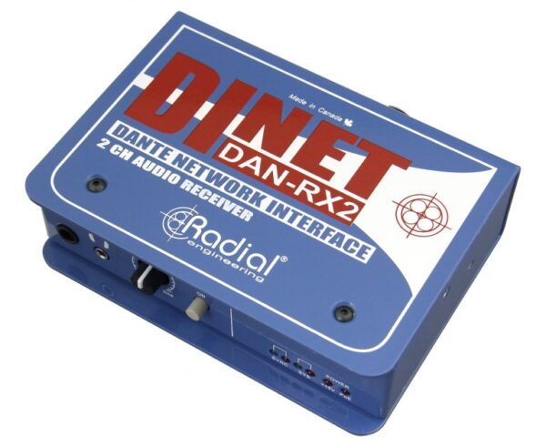 RADIAL DiNet DAN-RX2 - Cyfrowy Konwerter Dante0