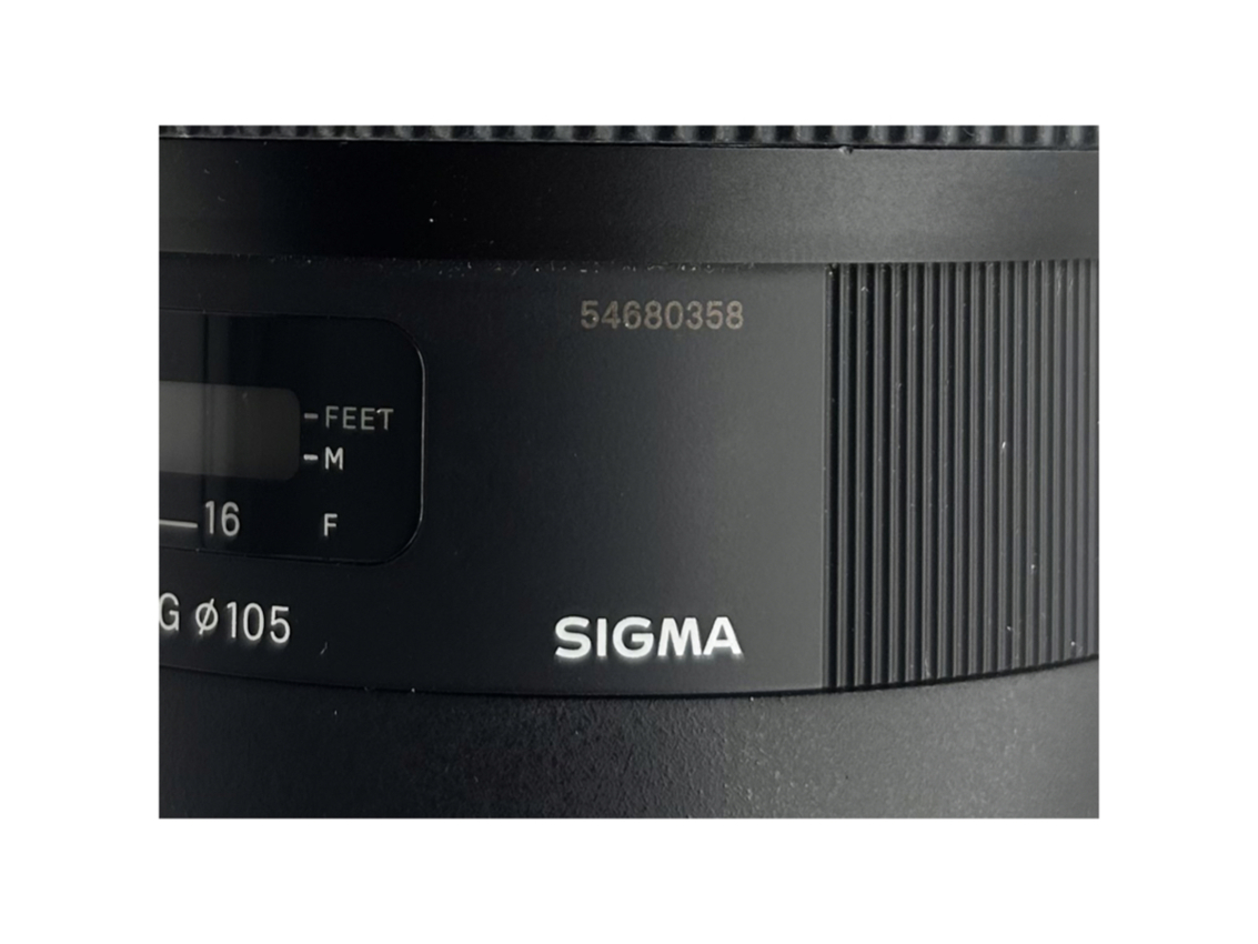 SIGMA ART 105/1.4 DG HSM | Nikon F | SN 54680358 |2 SIGMA ART 105/1.4 DG HSM | Nikon F | SN 54680358 |2