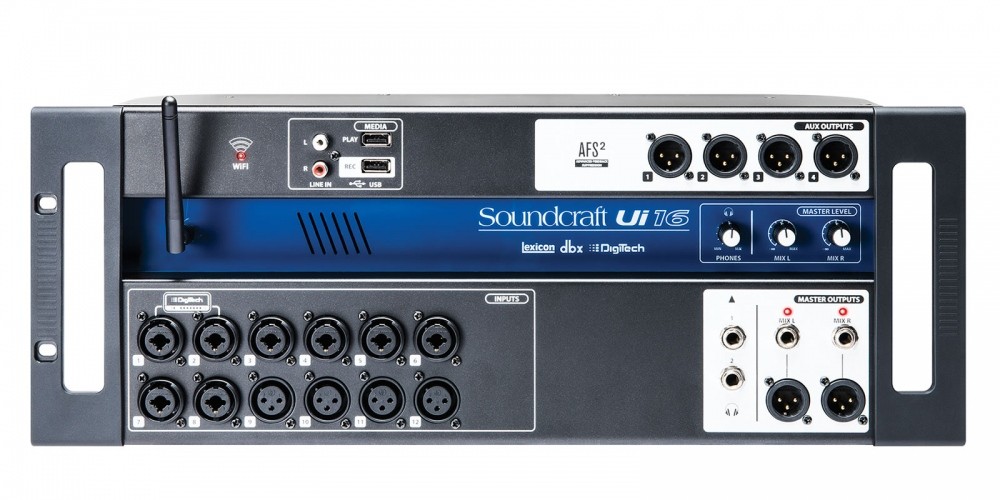 SOUNDCRAFT Ui16 - mikser cyfrowy Wi-Fi SOUNDCRAFT Ui16 - mikser cyfrowy Wi-Fi