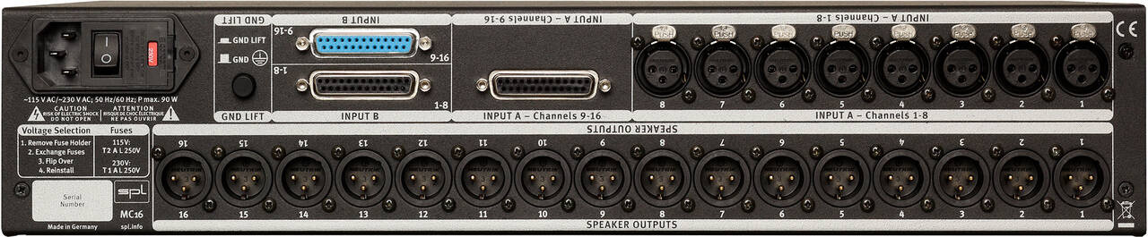 SPL MC16, black0 SPL MC16, black0