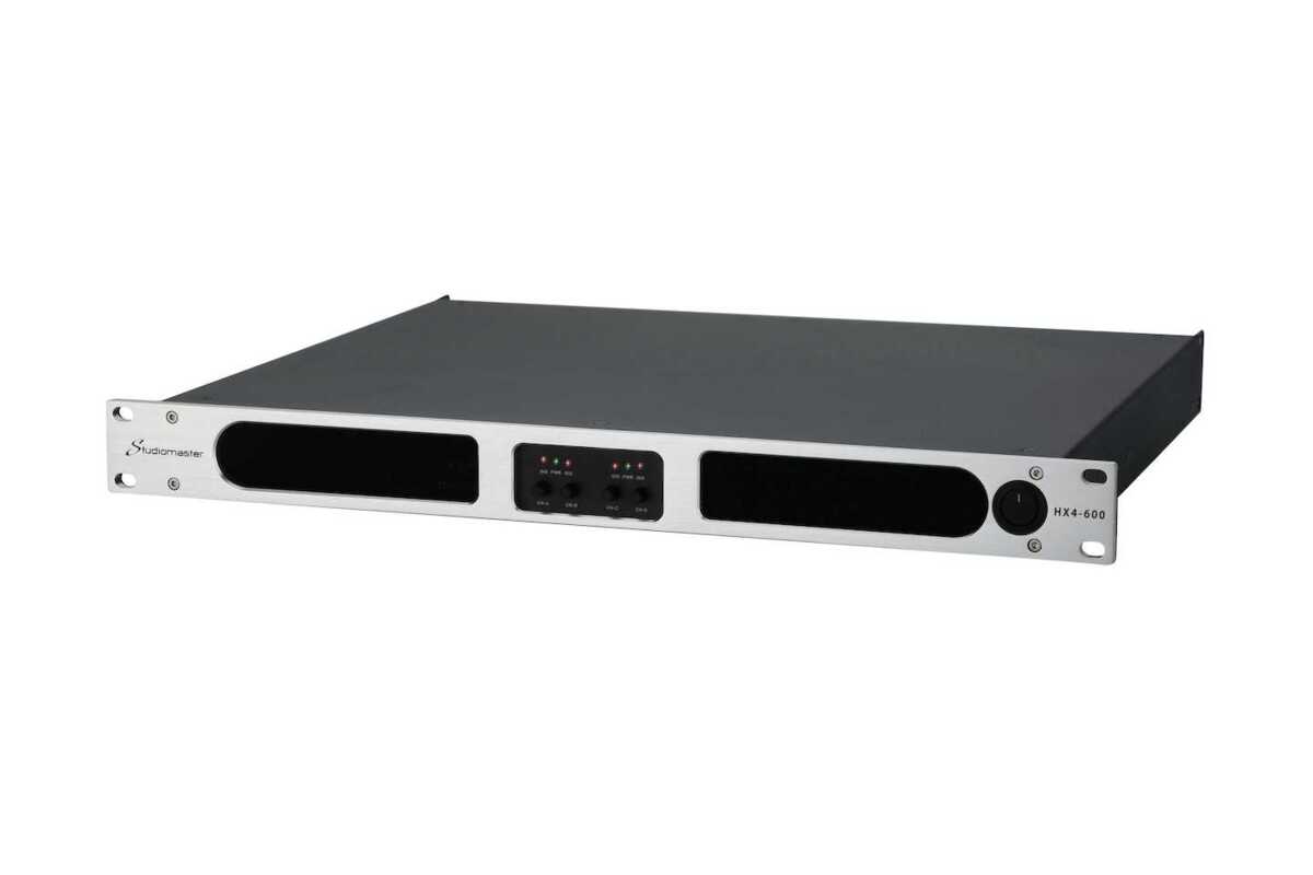 STUDIOMASTER HX4-1000 1000 POWER AMPLIFIER - Końcówka Mocy1 STUDIOMASTER HX4-1000 1000 POWER AMPLIFIER - Końcówka Mocy1