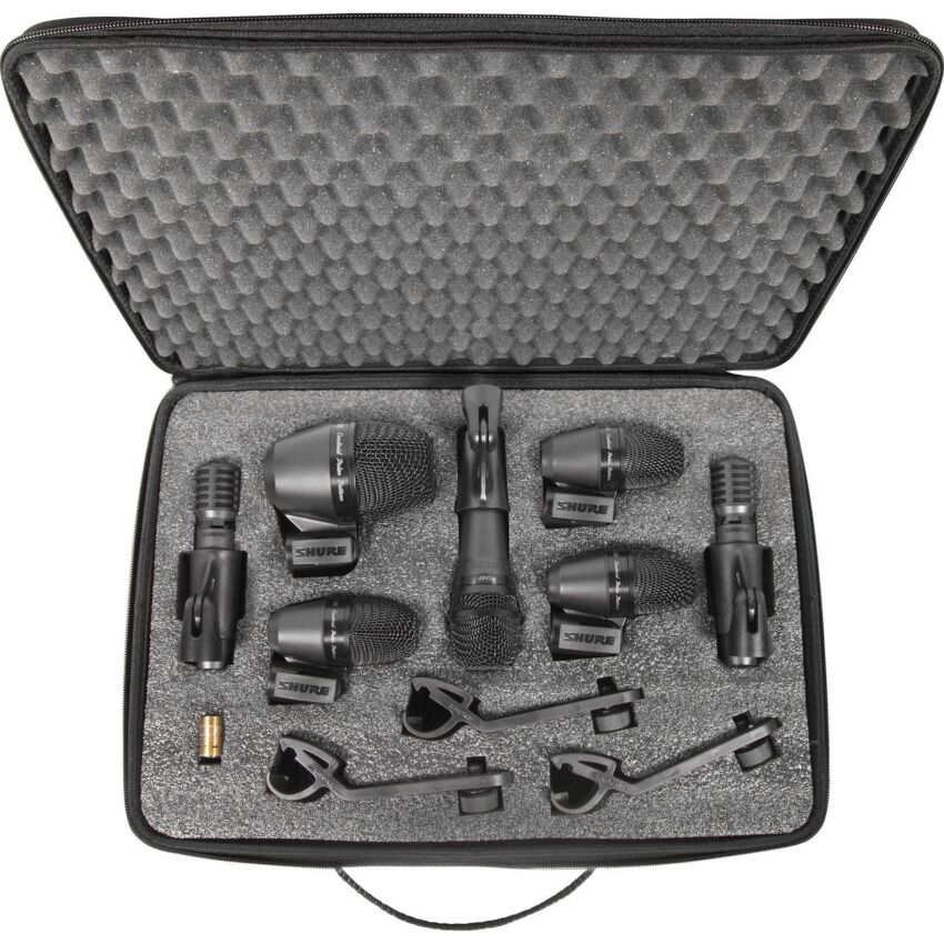 Shure PGADRUMKIT7 - Zestaw Mikrofnów Perkusyjnych0 Shure PGADRUMKIT7 - Zestaw Mikrofnów Perkusyjnych0