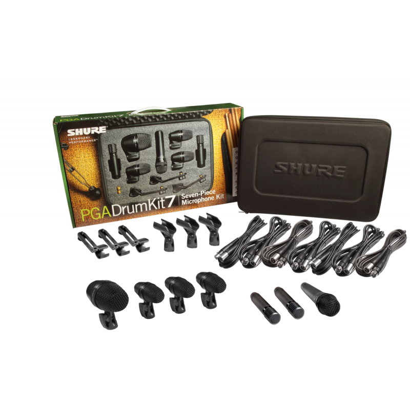 Shure PGADRUMKIT7 - Zestaw Mikrofnów Perkusyjnych1 Shure PGADRUMKIT7 - Zestaw Mikrofnów Perkusyjnych1