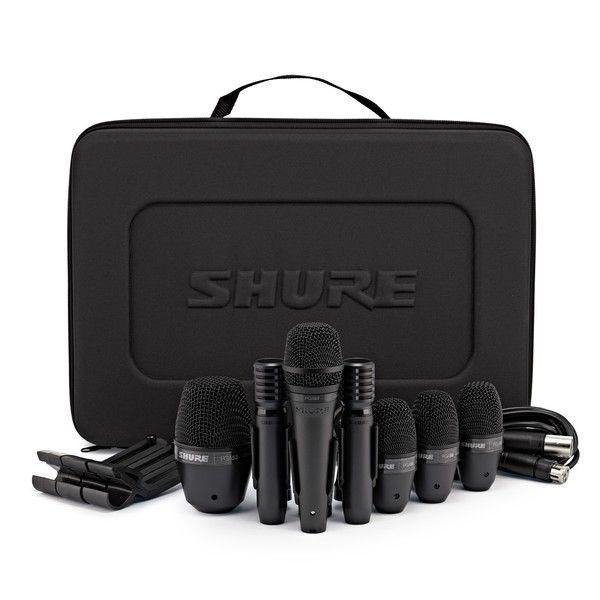 Shure PGADRUMKIT7 - Zestaw Mikrofnów Perkusyjnych Shure PGADRUMKIT7 - Zestaw Mikrofnów Perkusyjnych