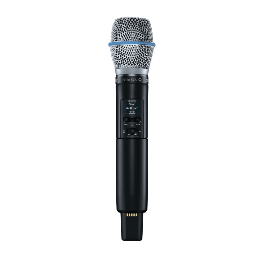 Shure SLXD2/B87A-J53 - Nadajnik ""do ręki"" z mikrofonem Beta 87A (562-606 MHz) Shure SLXD2/B87A-J53 - Nadajnik ""do ręki"" z mikrofonem Beta 87A (562-606 MHz)