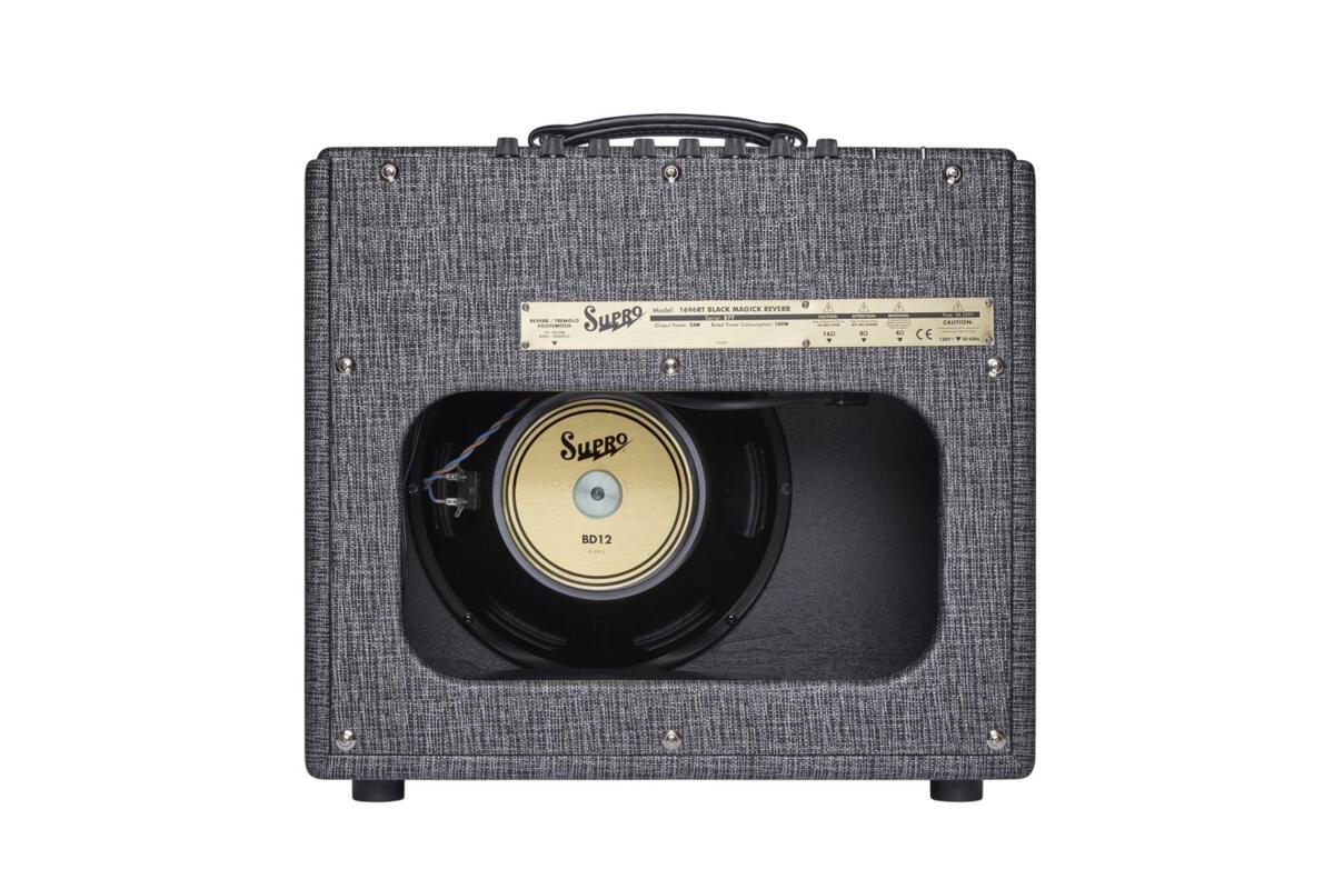 Supro Black Magick Reverb 1696RT - wzmacniacz gitarowy2 Supro Black Magick Reverb 1696RT - wzmacniacz gitarowy2